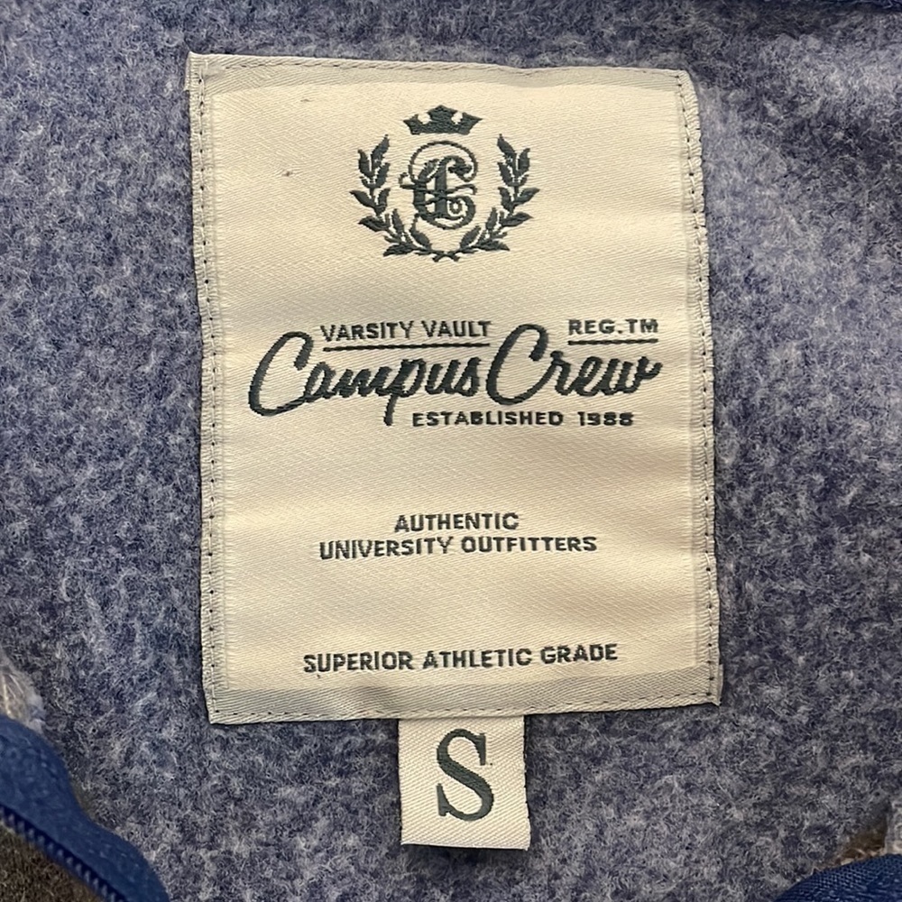 Campus Crew long-sleeve, half-zip with mock neck collar - Picture 3 of 4